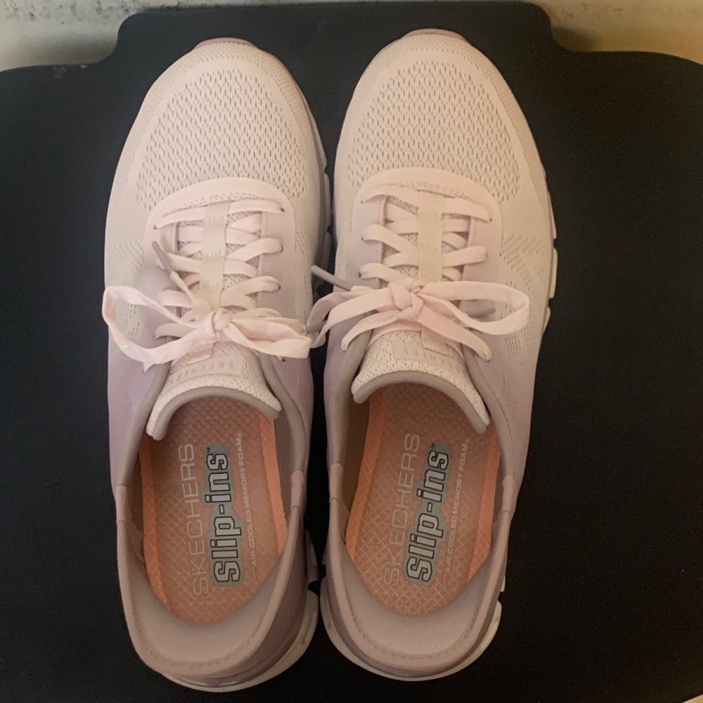 Skechers Women's Light Pink Slip-Ins Sneakers